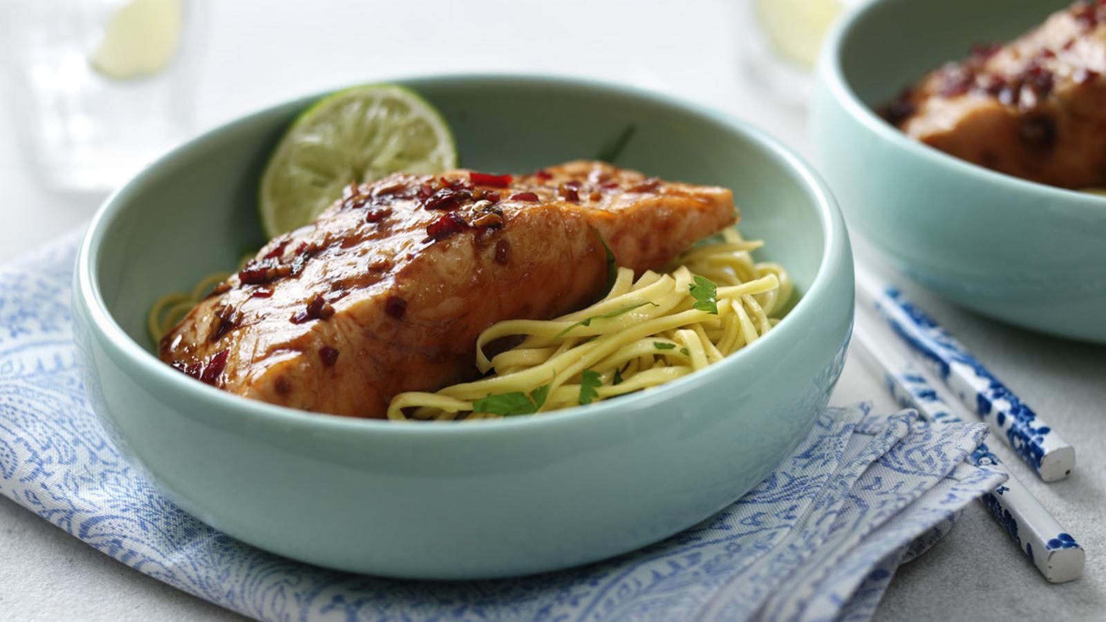 Teriyaki salmon